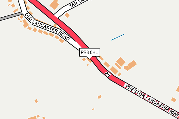 PR3 0HL map - OS OpenMap – Local (Ordnance Survey)