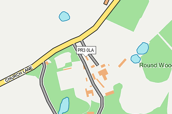 PR3 0LA map - OS OpenMap – Local (Ordnance Survey)