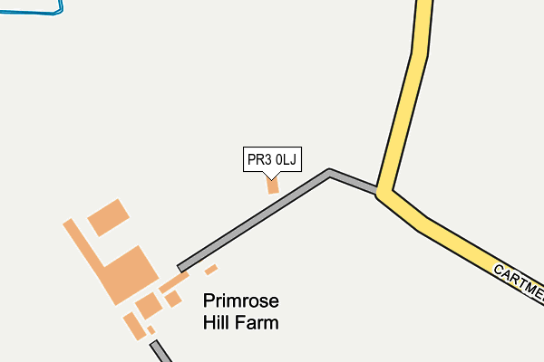 PR3 0LJ map - OS OpenMap – Local (Ordnance Survey)