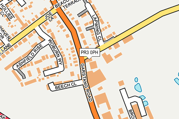 PR3 0PH map - OS OpenMap – Local (Ordnance Survey)