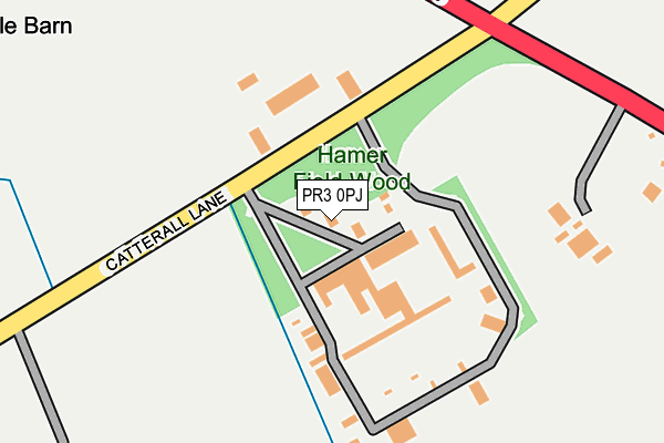 PR3 0PJ map - OS OpenMap – Local (Ordnance Survey)