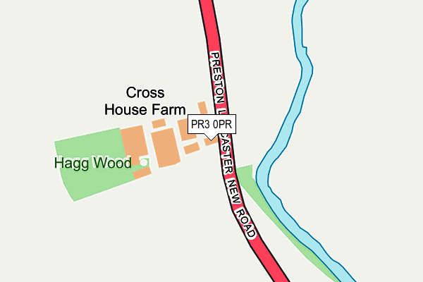 PR3 0PR map - OS OpenMap – Local (Ordnance Survey)