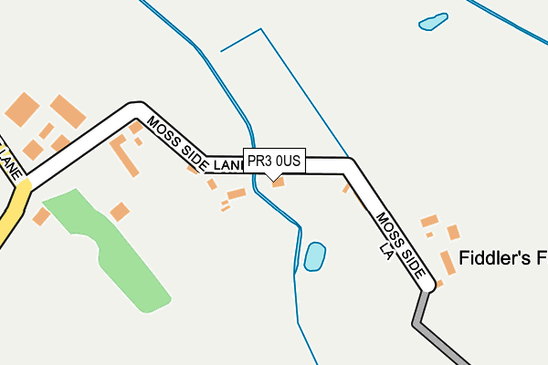 PR3 0US map - OS OpenMap – Local (Ordnance Survey)
