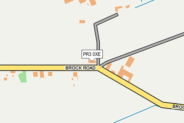 PR3 0XE map - OS OpenMap – Local (Ordnance Survey)