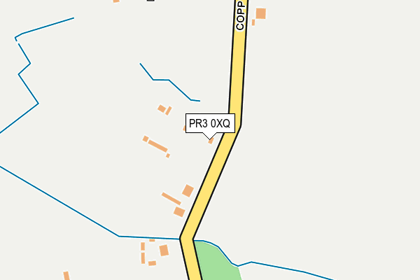 PR3 0XQ map - OS OpenMap – Local (Ordnance Survey)