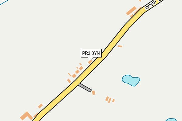 PR3 0YN map - OS OpenMap – Local (Ordnance Survey)