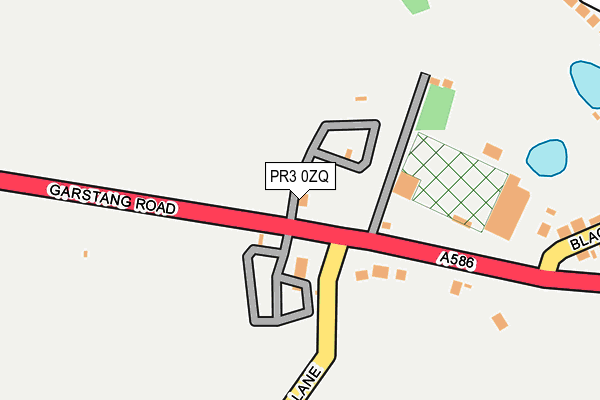 PR3 0ZQ map - OS OpenMap – Local (Ordnance Survey)
