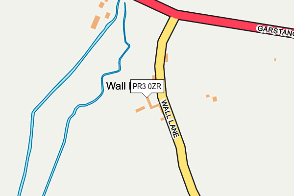 PR3 0ZR map - OS OpenMap – Local (Ordnance Survey)