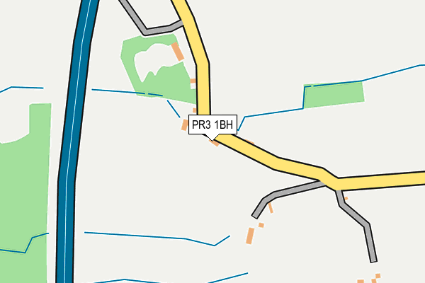 PR3 1BH map - OS OpenMap – Local (Ordnance Survey)