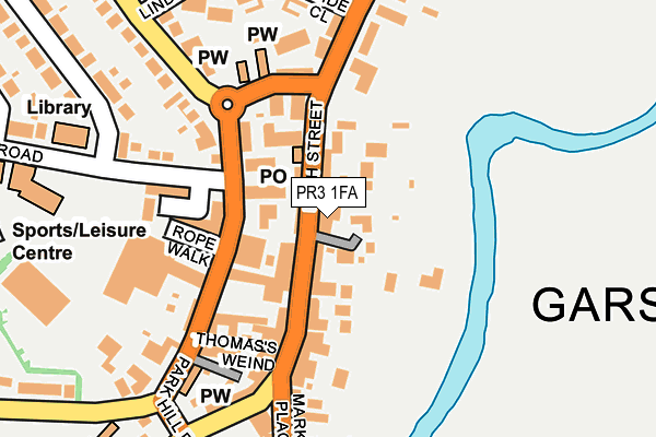 PR3 1FA map - OS OpenMap – Local (Ordnance Survey)