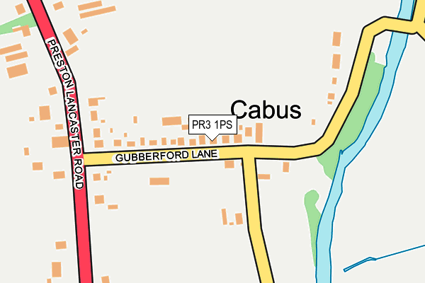 PR3 1PS map - OS OpenMap – Local (Ordnance Survey)