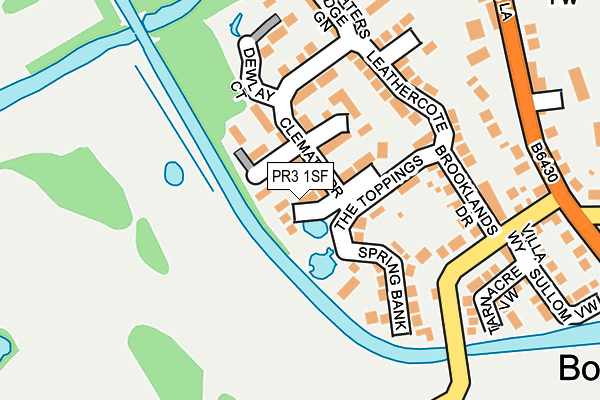 PR3 1SF map - OS OpenMap – Local (Ordnance Survey)