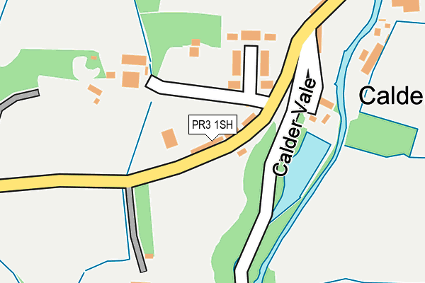 PR3 1SH map - OS OpenMap – Local (Ordnance Survey)