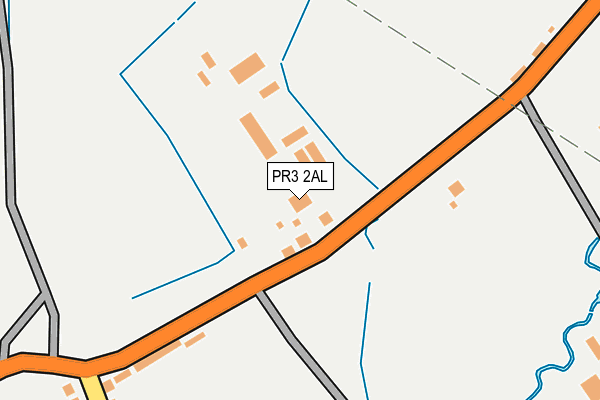 PR3 2AL map - OS OpenMap – Local (Ordnance Survey)