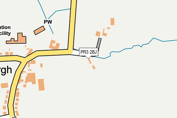 PR3 2BJ map - OS OpenMap – Local (Ordnance Survey)