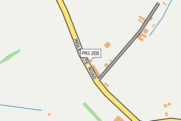 PR3 2EB map - OS OpenMap – Local (Ordnance Survey)