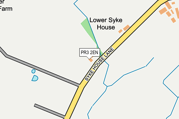 PR3 2EN map - OS OpenMap – Local (Ordnance Survey)