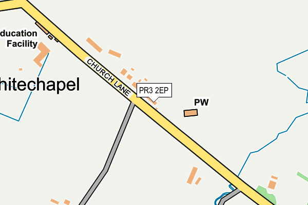 PR3 2EP map - OS OpenMap – Local (Ordnance Survey)