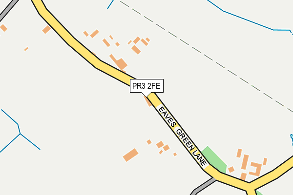 PR3 2FE map - OS OpenMap – Local (Ordnance Survey)
