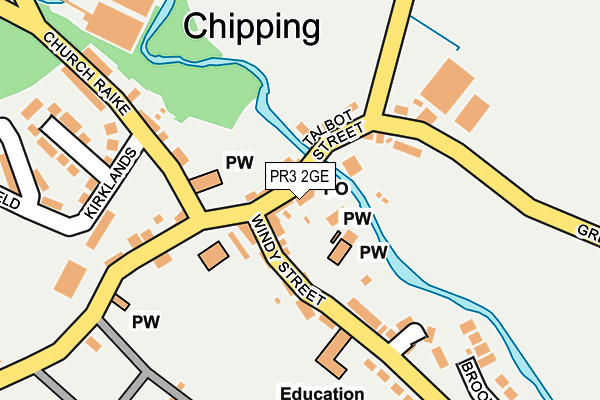 PR3 2GE map - OS OpenMap – Local (Ordnance Survey)