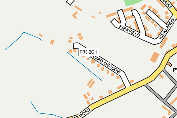 PR3 2GH map - OS OpenMap – Local (Ordnance Survey)