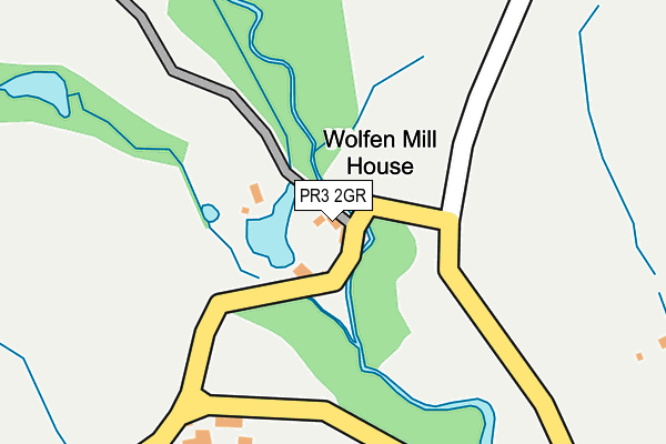 PR3 2GR map - OS OpenMap – Local (Ordnance Survey)