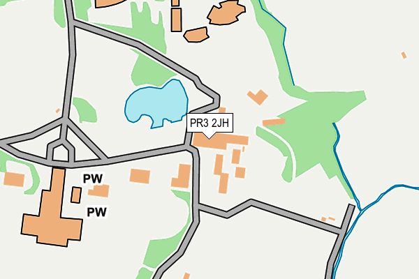 PR3 2JH map - OS OpenMap – Local (Ordnance Survey)