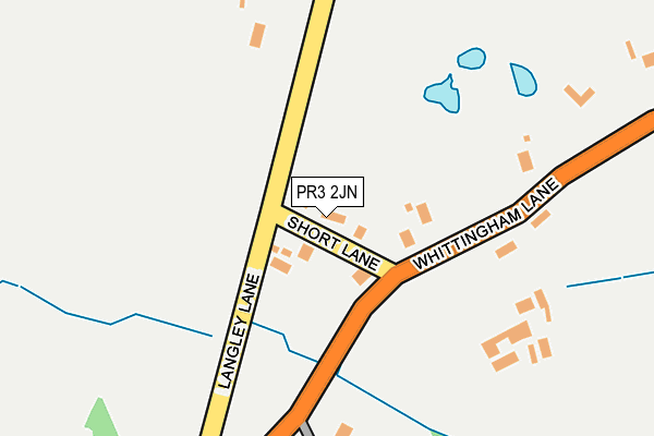 PR3 2JN map - OS OpenMap – Local (Ordnance Survey)