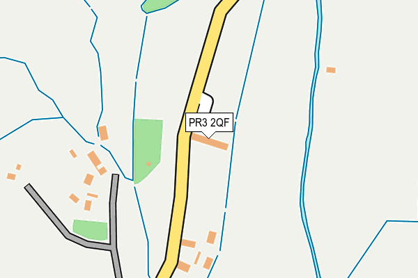 PR3 2QF map - OS OpenMap – Local (Ordnance Survey)