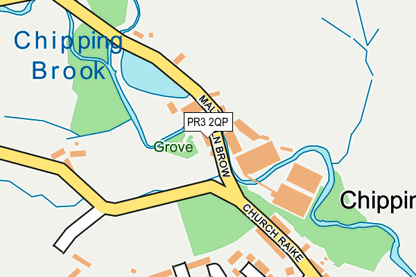 PR3 2QP map - OS OpenMap – Local (Ordnance Survey)