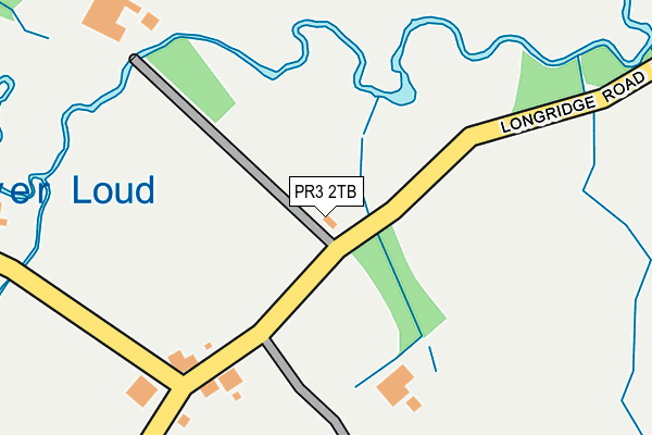 PR3 2TB map - OS OpenMap – Local (Ordnance Survey)