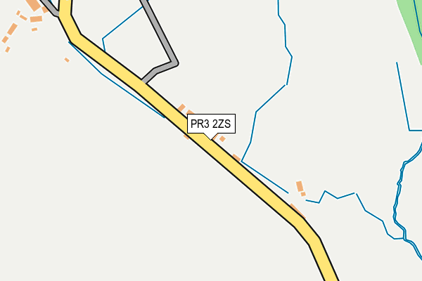 PR3 2ZS map - OS OpenMap – Local (Ordnance Survey)