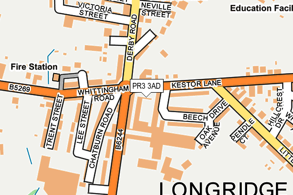 Map of LDR MOTOX LTD at local scale