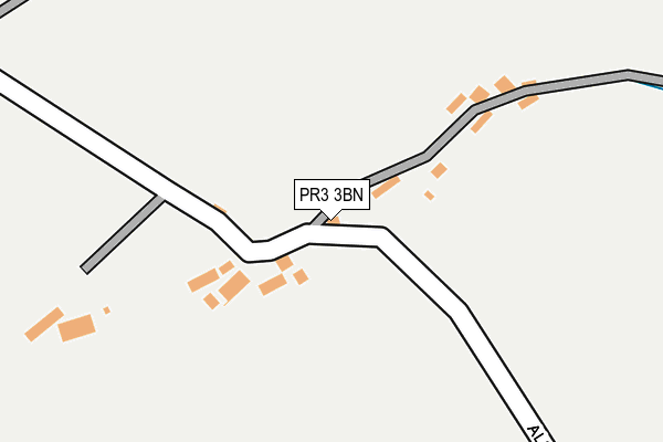 PR3 3BN map - OS OpenMap – Local (Ordnance Survey)