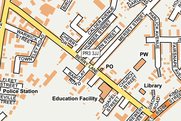 Map of LONGRIDGE OPTICIANS LIMITED at local scale