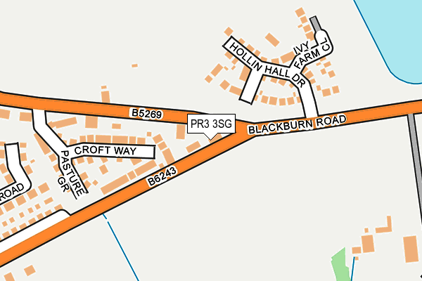 PR3 3SG map - OS OpenMap – Local (Ordnance Survey)