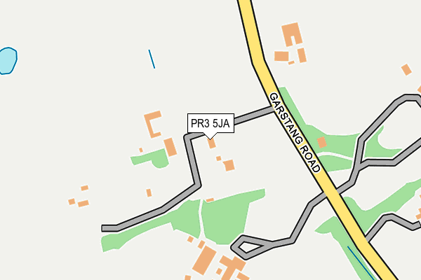 PR3 5JA map - OS OpenMap – Local (Ordnance Survey)