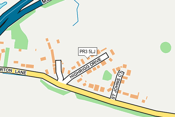 PR3 5LJ map - OS OpenMap – Local (Ordnance Survey)