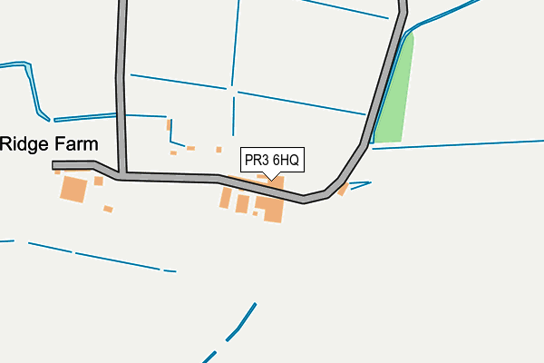 PR3 6HQ map - OS OpenMap – Local (Ordnance Survey)