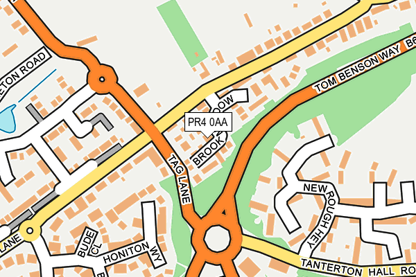 PR4 0AA map - OS OpenMap – Local (Ordnance Survey)