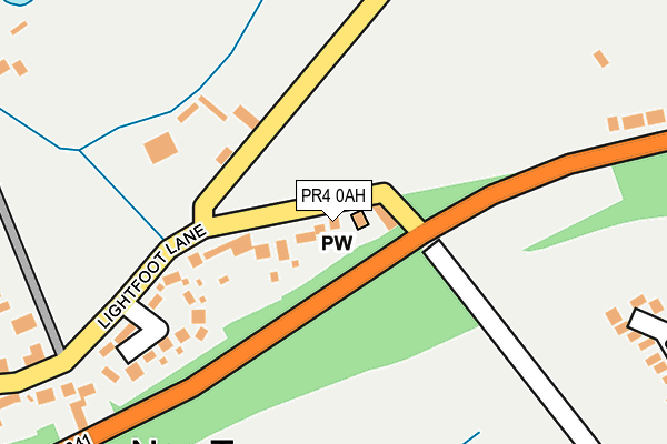 PR4 0AH map - OS OpenMap – Local (Ordnance Survey)