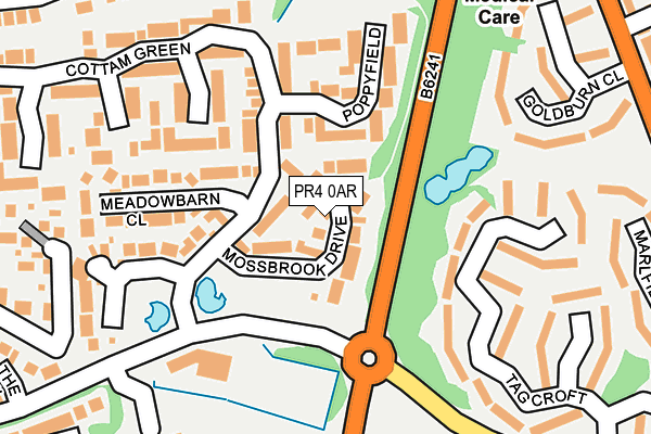 PR4 0AR map - OS OpenMap – Local (Ordnance Survey)