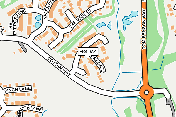 Map of HARTLEY HOMES PROPERTIES LIMITED at local scale