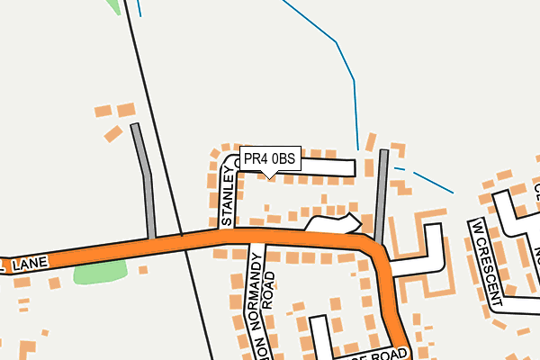 PR4 0BS map - OS OpenMap – Local (Ordnance Survey)