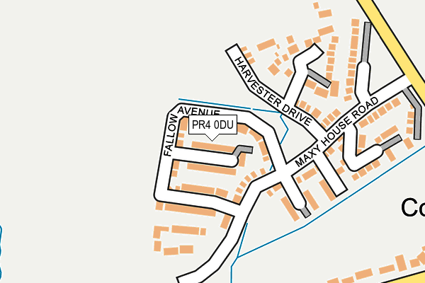 PR4 0DU map - OS OpenMap – Local (Ordnance Survey)