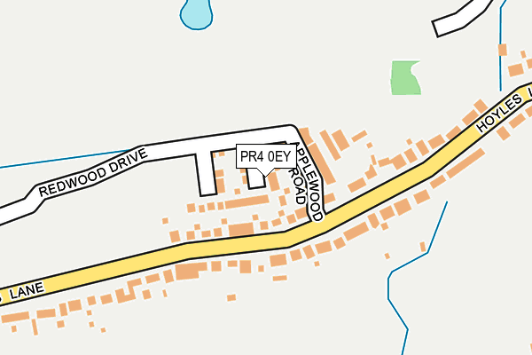 PR4 0EY map - OS OpenMap – Local (Ordnance Survey)