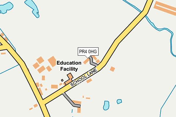 PR4 0HG map - OS OpenMap – Local (Ordnance Survey)