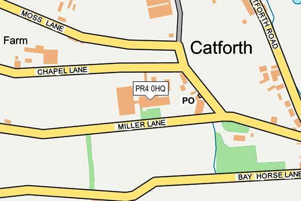 PR4 0HQ map - OS OpenMap – Local (Ordnance Survey)