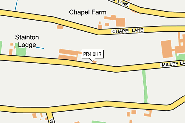 PR4 0HR map - OS OpenMap – Local (Ordnance Survey)