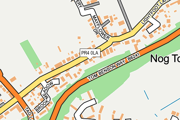 PR4 0LA map - OS OpenMap – Local (Ordnance Survey)